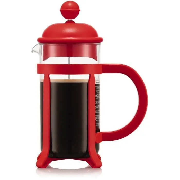 BODUM 1903-04 JAVA γαλλική πρέσα με έμβολο, πλαστική βάση και καπάκι, 3 φλιτζάνια, 0.35 l
