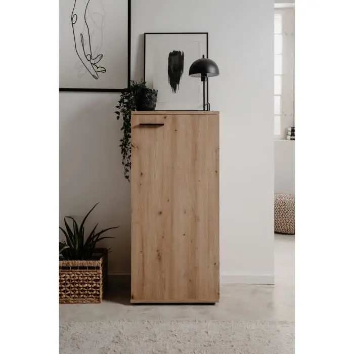 Ντουλάπι παπουτσιών Satos - Artisan δρυς - 100 x 110 x 34 cm - Χωρητικότητα 12 ζευγάρια