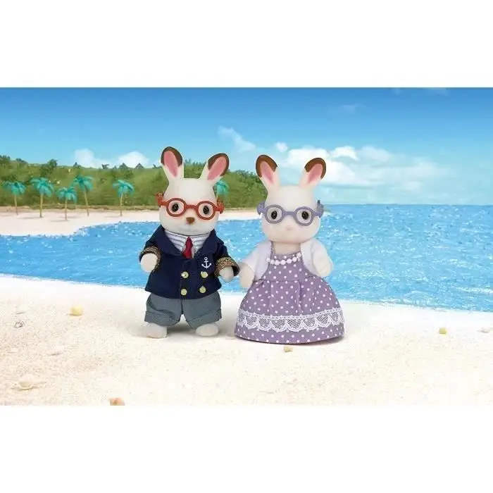 Sylvanian Families 5190 Παππούδες Λαγός Σοκολάτα - Σετ 2 φιγούρες
