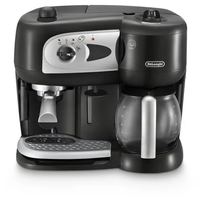 De'Longhi BCO261B.1 - 2-σε-1 Μηχανή Εσπρέσο & Καφέ Φίλτρου - 15 bar - Έως 10 φλιτζάνια