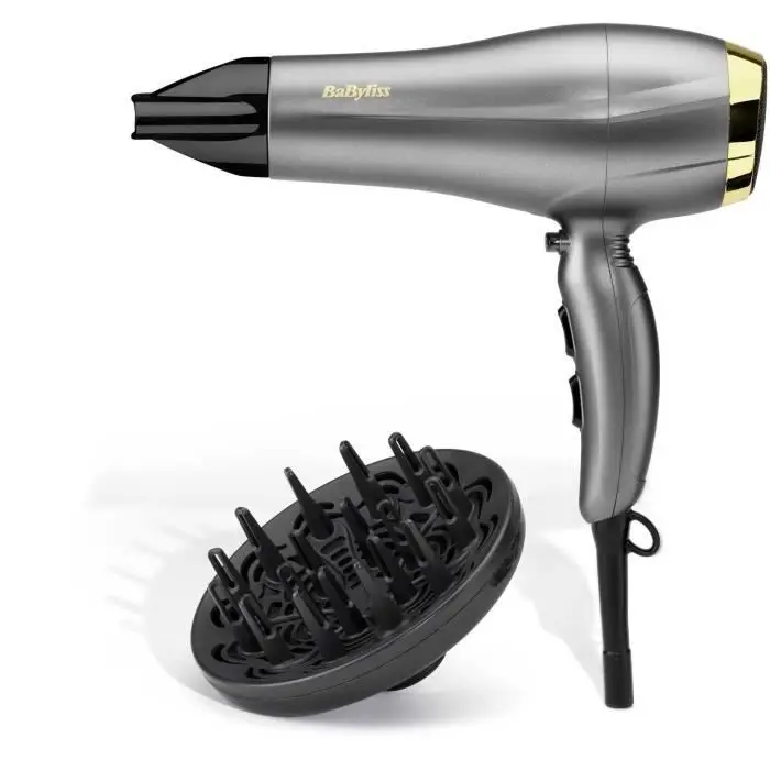 Σεσουάρ μαλλιών Titanium Gold 2300 - 2300W, 3 θερμοκρασίες, 2 ταχύτητες, Χρυσό