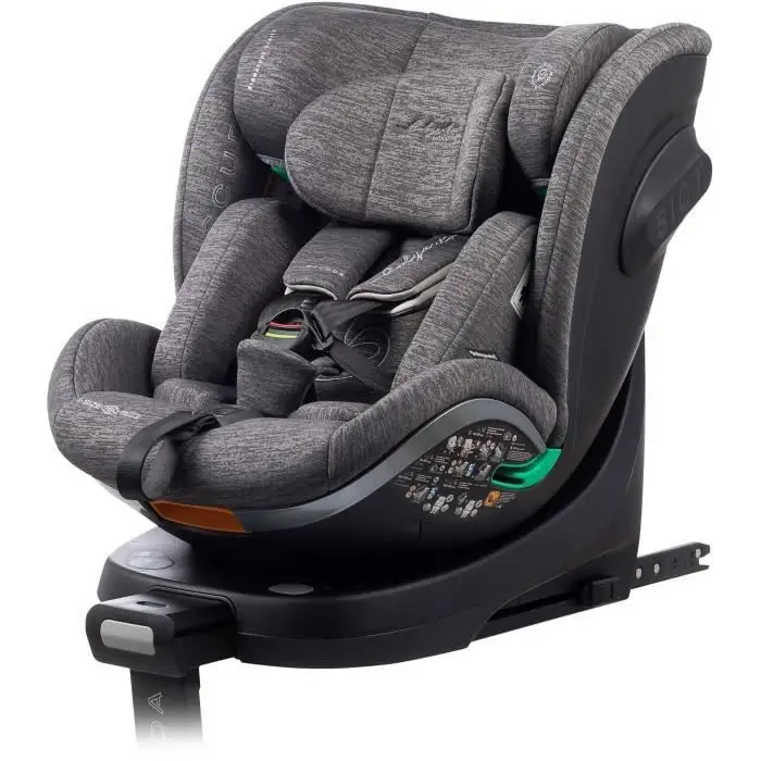 Κάθισμα αυτοκινήτου BABYAUTO Scudda Grey Dobby - ISOFIX 360° 0-36 kg ECE R129