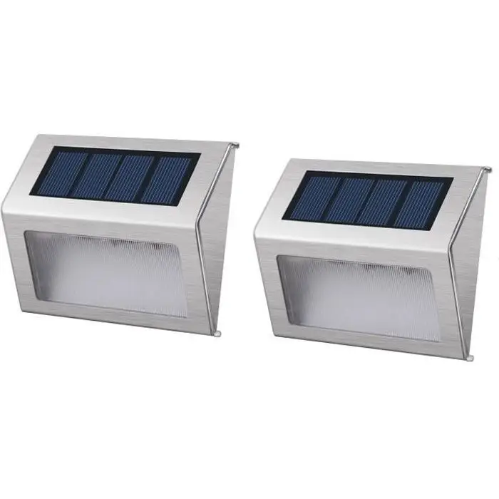 Lumisky WALLY New 2018 - Ηλιακό επιτοίχιο σποτ Set 2 τεμ (3 LED, Λευκό)