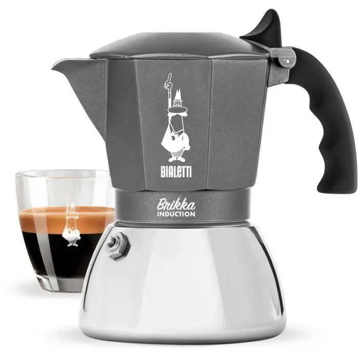 Bialetti - Brikka - επαγωγική εστία 4 φλιτζάνια ιταλικό