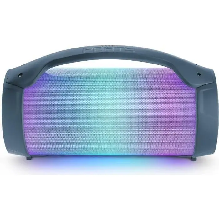Bigben Φωτιζόμενο Ασύρματο Ηχείο PARTYBTLITEDB - Bluetooth - Με Μικρόφωνο - Φωτεινά Εφέ - 50W - Dark Blue