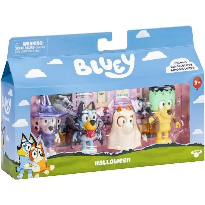 BlueY Σετ δώρου - 4 αρθρωτές φιγούρες Halloween - 6 cm