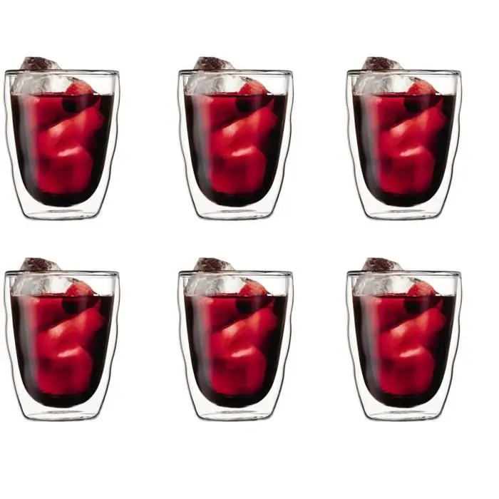 Bodum - 10485-10-12 - PILATUS σετ 6 Ποτήρια με διπλό τοίχωμα - 0.35 L