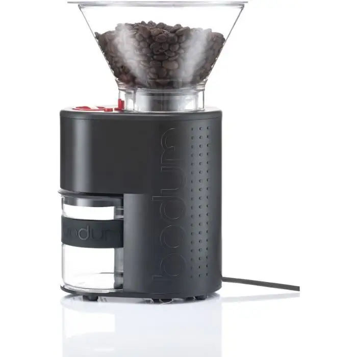 Bodum - 10903-01EURO - Bistro - Ηλεκτρικός μύλος καφέ με μυλόπετρες από inox - Noir