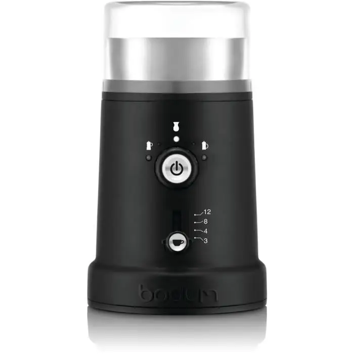 Bodum 12041-01EURO BISTRO Ηλεκτρικός μύλος καφέ με λεπίδες, ρυθμιζόμενος, 150 W