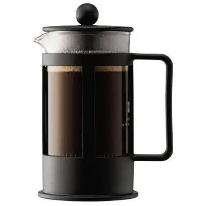 Bodum Kenya γαλλική πρέσα - 350ml / 3 φλιτζάνια - χειροκίνητη καφετιέρα από βοριοπυριτικό γυαλί και INOX - κατάλληλη για πλυντήριο πιάτων - κατασκευασμένη στην Πορτογαλία