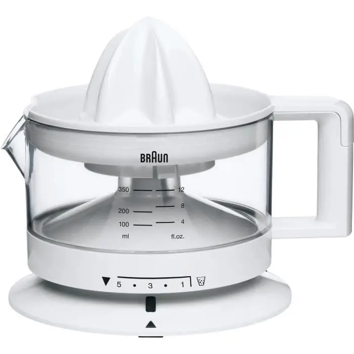 Braun CJ3000 PRUS - εσπεριδοειδή - 20 W - 5 επίπεδα ελέγχου πολτού - λευκό