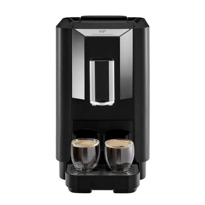 Μηχανή espresso με μύλο Continental Edison CECFAUTOB - Μαύρο, 19 bar, 1450 W