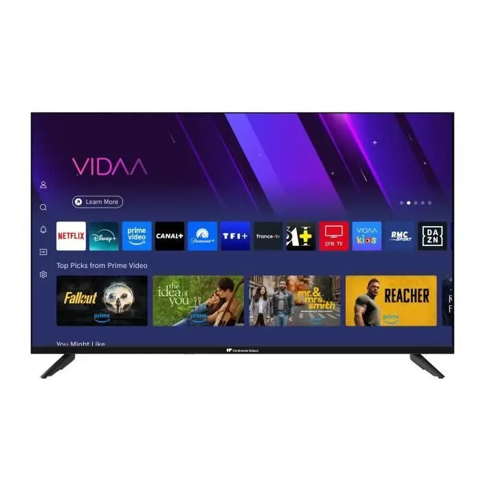 LED TV - CONTINENTAL EDISON - CELED40SVFHD25B6 - FHD 40 (101 cm) - SMART VIDAA - 3xHDMI, 2xUSB - Μαύρο