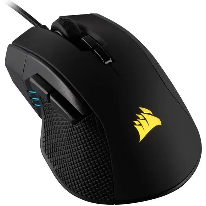 Corsair Ironclaw RGB οπτικό FPS/MOBA ποντίκι gaming (18.000DPI οπτικός αισθητήρας, RGB LED οπίσθιος φωτισμός) μαύρο