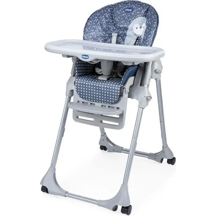 Chicco Polly Easy Ψηλή Καρέκλα - Pinguin, 6 μηνών έως 3 ετών