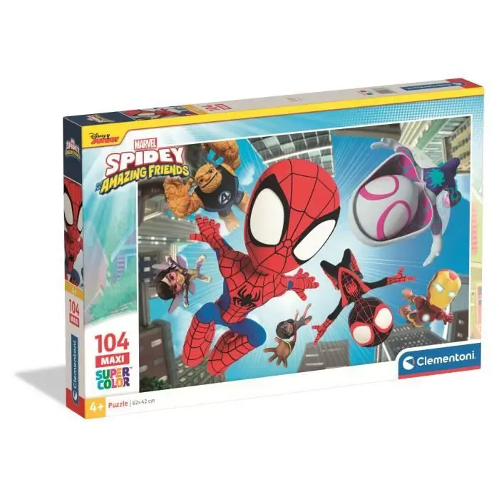 Clementoni Παιδικό Παζλ 104 Κομματιών - Spidey and His Amazing Spiderman