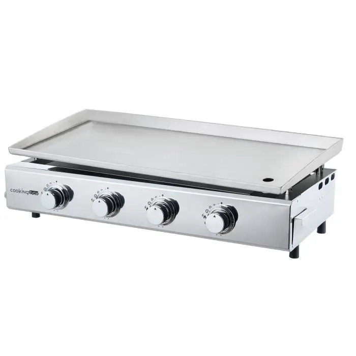 Brasilia 4 εστιών ψησταριά αερίου - All Inox - XXL 84 x 34 cm