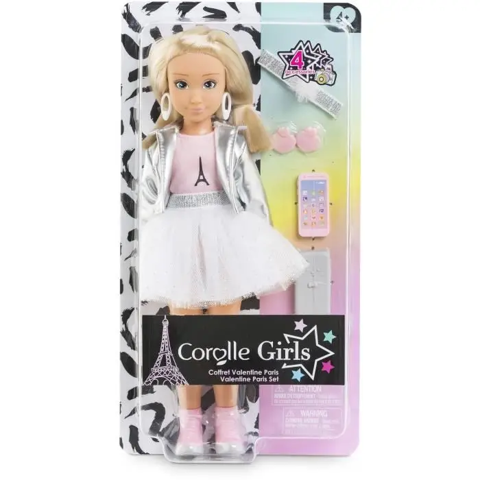 Corolle Girls - Σετ κούκλας μανεκέν Valentine Fashion Week Paris, 28cm, 9000600150