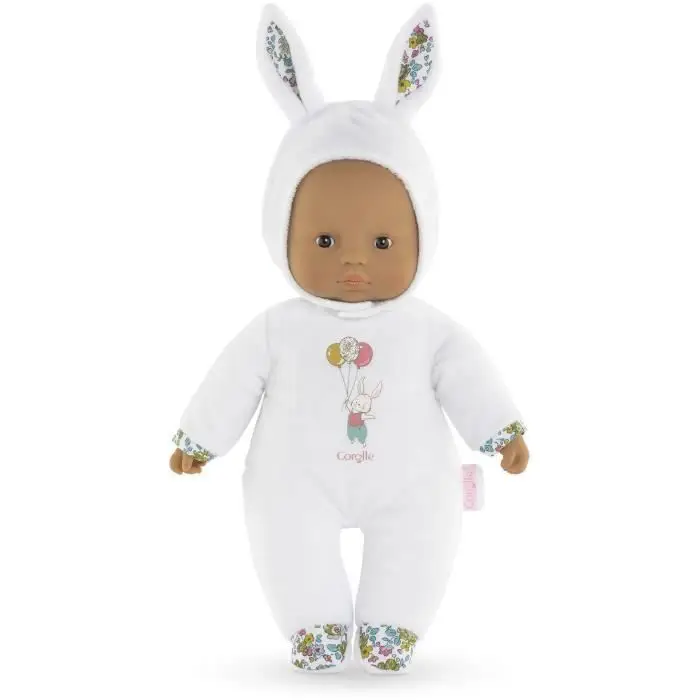 Mon Doudou Pti'Cœur Lapin Blanc Κουκλάκι - 30cm - Από 9 Μηνών