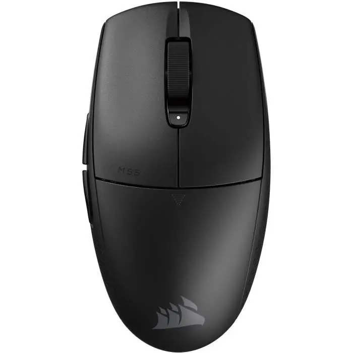 Corsair M55 Wireless Ποντίκι Gaming FPS Ελαφρύ – 2.4GHz & Bluetooth – 24 000 DPI – Διάρκεια Ζωής Μπαταρίας – Εξι Προγραμματιζόμενα Κουμπιά – Υφασμάτινες Πλαϊνές Λαβές – Μαύρο