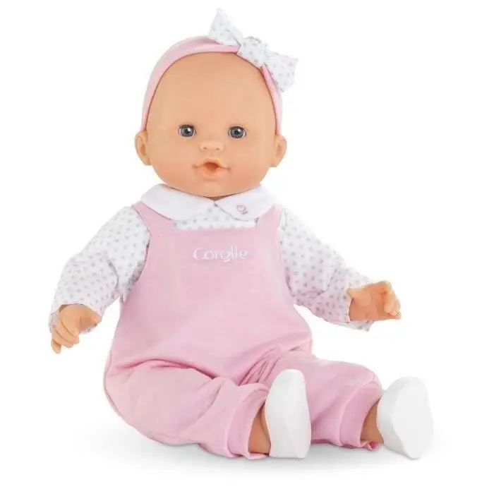 Mon Grand Poupon Lise 36cm Βινυλική Κούκλα Μωρού - Ροζ
