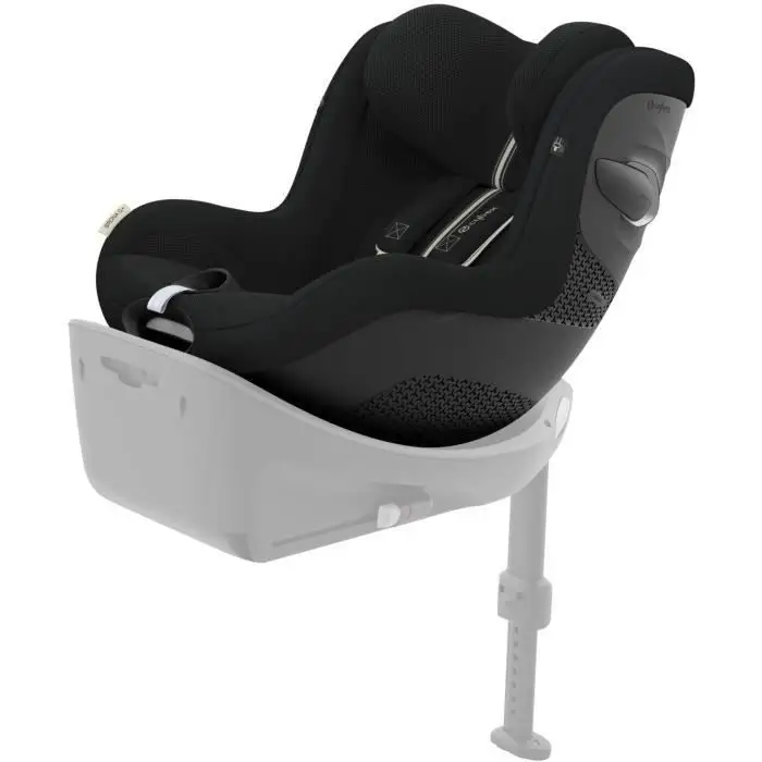 CYBEX Gold Κάθισμα-Αυτοκινήτου Sirona G i-Size Plus, Χωρίς Βάση, Από 3 μηνών έως περίπου 4 ετών (από τη γέννηση με το Μειωτήρα), Μέγ. 19 kg, 61-105 cm (από 40 cm με το Μειωτήρα), Moon Black