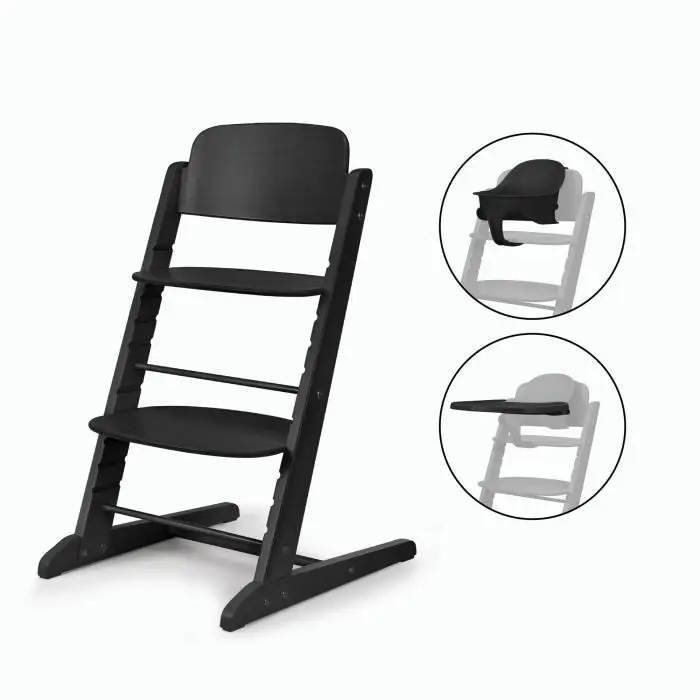 CYBEX Καρέκλα Φαγητού IRIS ή 3σε1 - Ξύλο οξιάς/πλαστικό, noir éclatant