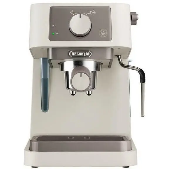 Μηχανή espresso - DELONGHI - STILOSA EC235.CR - Μονή αντλία - Ανοξείδωτος βραστήρας - Συμβατή με ESE - Ακροφύσιο ατμού - Φινίρισμα cream