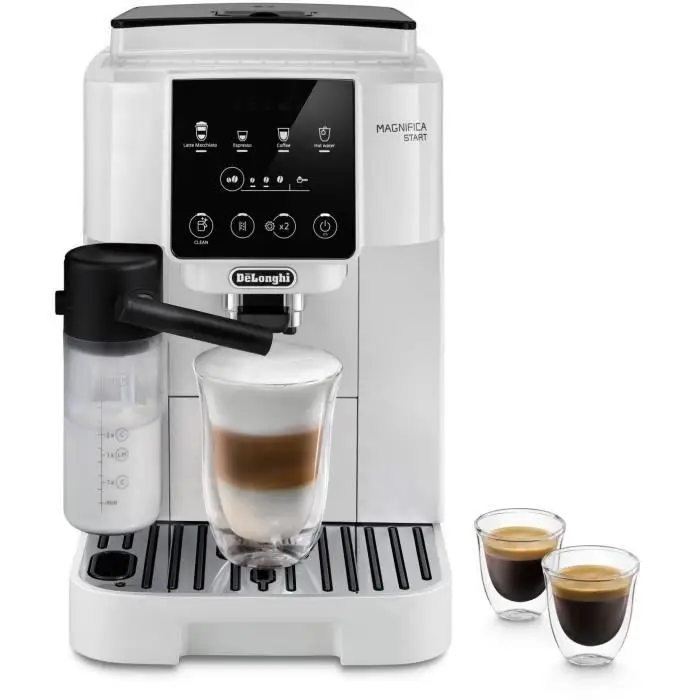 De'Longhi Magnifica Start ECAM220.61.W - Αυτόματη Μηχανή Καφέ με Κόκκους Λευκό