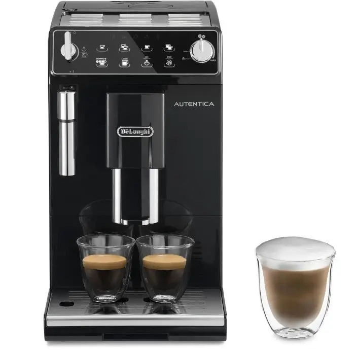 De'Longhi ETAM29.510.B Autentica Compact - Μηχανή Εσπρέσο με Μύλο 19,5 cm Μαύρο