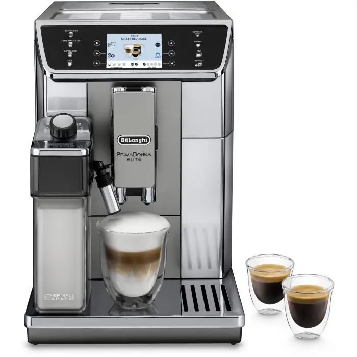 De'Longhi ECAM 650.55.MS PrimaDonna Elite - Αυτόματη Μηχανή Εσπρέσο 15 bar 1450 W Ασημί Μαύρο