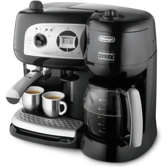 De'Longhi BCO264.1 - 2-σε-1 Μηχανή Εσπρέσο & Καφέ Φίλτρου - 15 bar - Μαύρο