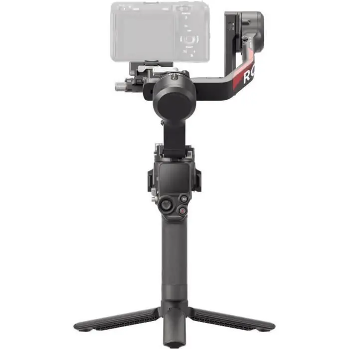 DJI RS 4, σταθεροποιητής φωτογραφικής μηχανής 3 αξόνων για κάμερες DSLR και mirrorless Canon/Sony/Panasonic/Nikon/Fujifilm, 2ᵉ γεν, εγγενής κάθετη λαβή, joystick 2 λειτουργιών, βραχίονες με Teflon, νασέλα κάμερας