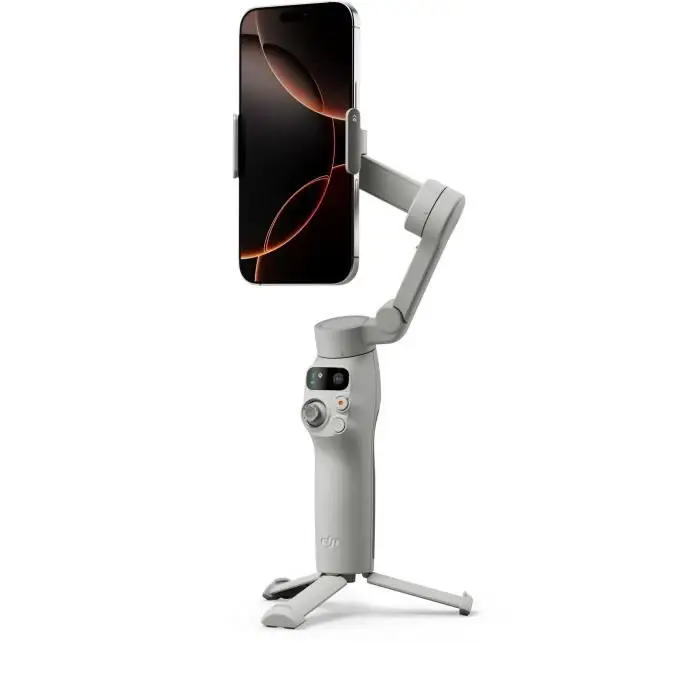 DJI Σταθεροποιητής Nacelle Osmo Mobile 7 για iPhone, Android, ενσωματωμένο τρίποδο, υπερ-ελαφρύ, nacelle για τηλέφωνο με 3 άξονες, ActiveTrack 7.0, ShotGuides, Επεξεργασία με ένα μόνο κλικ