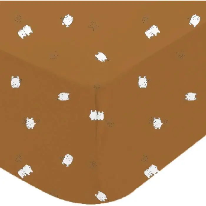 DOMIVA Σεντόνι με λάστιχο Jersey 60x120 cm Caramel - Καραμέλ