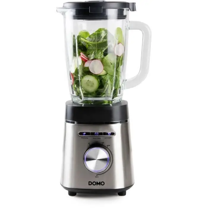 DOMO DO740BL Μπλέντερ Smoothie - 1,75 L, 1400 W, 3 λειτουργίες