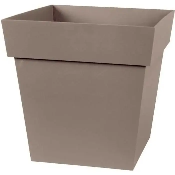 Γλάστρα Toscane Τετράγωνη - 22 L - Ταμπά - 32x32xΥ32 cm