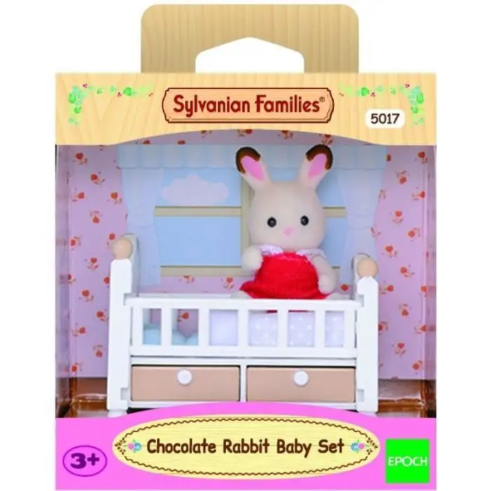 Sylvanian Families 5017 - Σετ κούνιας μωρού λαγού Chocolat