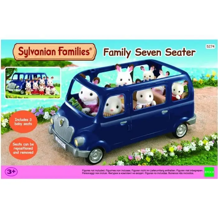 Sylvanian Families Μονοκόπα 7 Θέσεων - Σετ + Αξεσουάρ - 5274