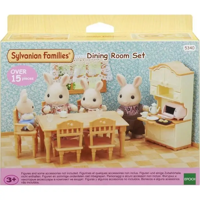 Sylvanian Families 5340 Σετ Τραπεζαρίας με 19 Αξεσουάρ