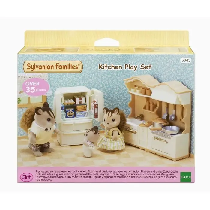 Sylvanian Families 5341 Σετ Κουζίνας με 35+ Αξεσουάρ