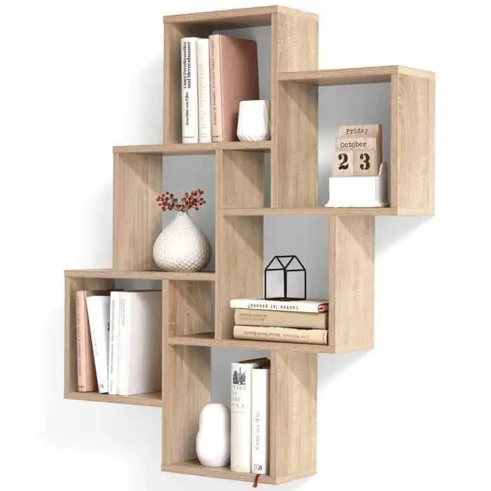 Liberty S02 Ραφιέρα 81,2 x 15,7 x 94,3 H cm - Δρυς