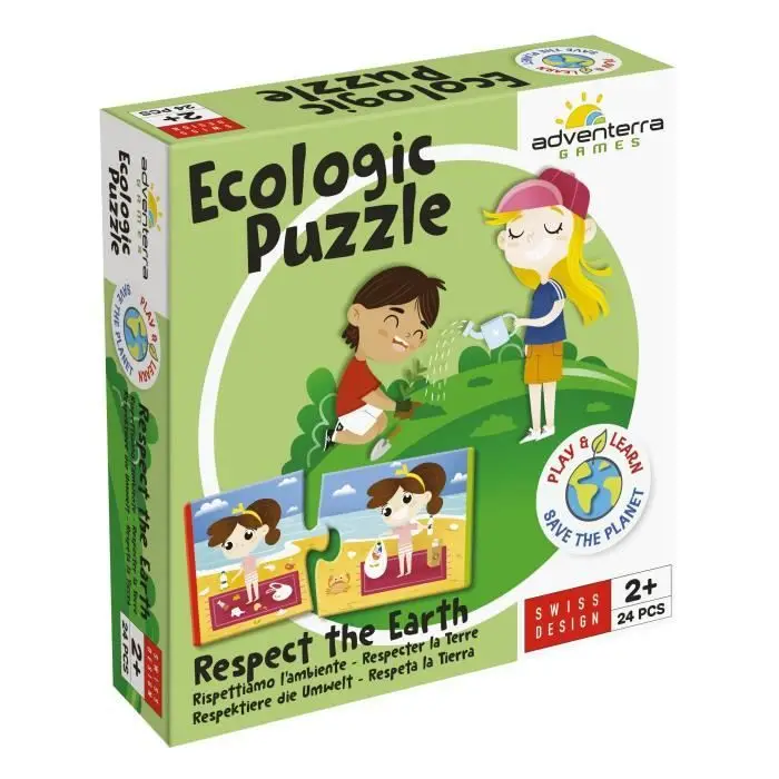GEOMAG Οικολογικό Παζλ Respect the Earth - Εκπαιδευτικό Μίνι Παζλ