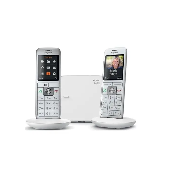 Gigaset CL660 Duo - ασύρματο σταθερό τηλέφωνο - 2 ακουστικά - λευκό [γαλλική έκδοση]