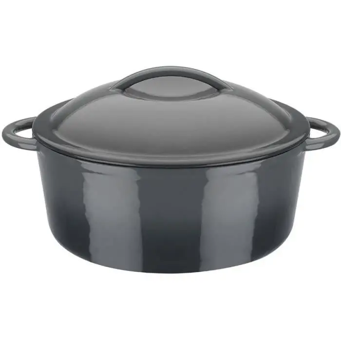 GSW Stahlwaren GmbH Κατσαρόλα - 24 x 10 cm - 4 L - Γκρι