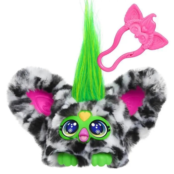 Hasbro Furby Furblets Moo-Boo - Μίνι Αγελαδίτσα Μουσικό Διαδραστικό Λούτρινο, 5 cm