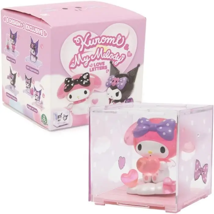 Hello Kitty, 1 φιγούρα 6,5cm και αξεσουάρ σε ένα διαφανές κουτί, σειρά Love Story - Hello Kitty/My Melody, τυχαίο μοντέλο, για παιδιά από 3 ετών, HKT37