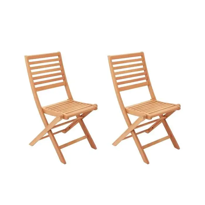 BigBuy Home Σετ 2 καρεκλών κήπου - Πολύχρωμο, 57 x 46,5 x 90 cm