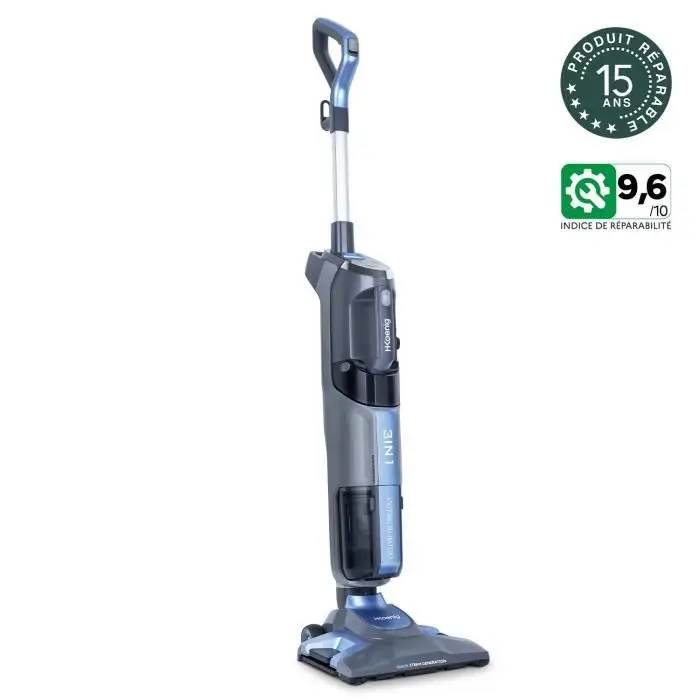 H.Koenig ARYA600 - 3 σε 1 σκούπα ατμού, αυτόπλυντήριο δαπέδου 4 Bar, 1800W