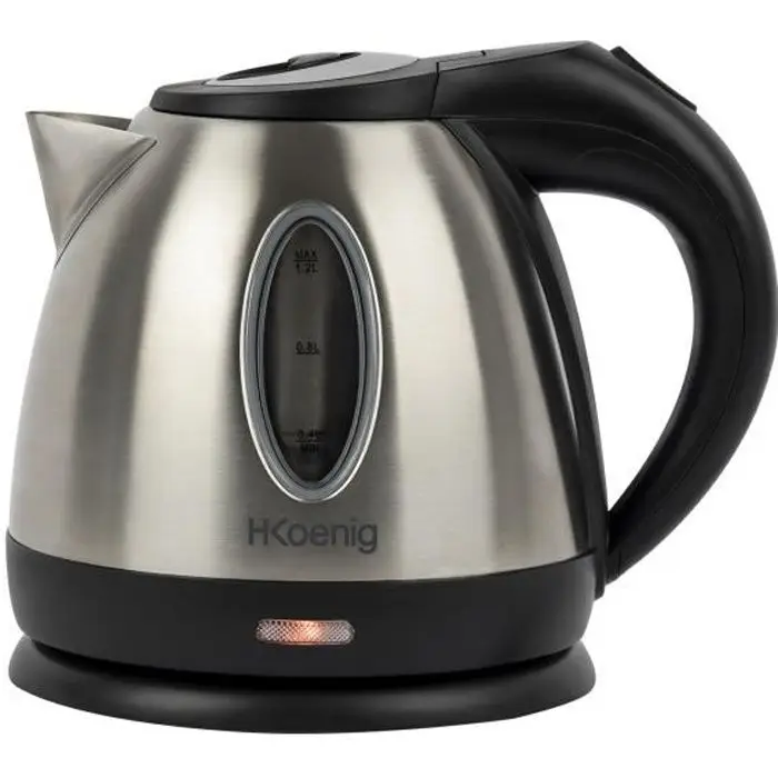 H.Koenig BO12 Ηλεκτρικός Βραστήρας - 1,2 L - 1630 W - Ανοξείδωτο Ατσάλι